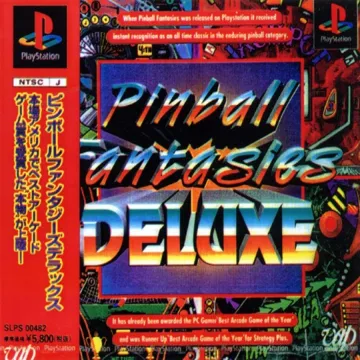 Pinball Fantasies Deluxe (JP) box cover front